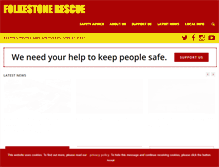 Tablet Screenshot of folkestonerescue.org